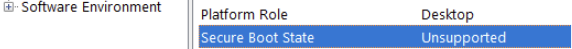 Windows System Information showing Secure Boot disabled